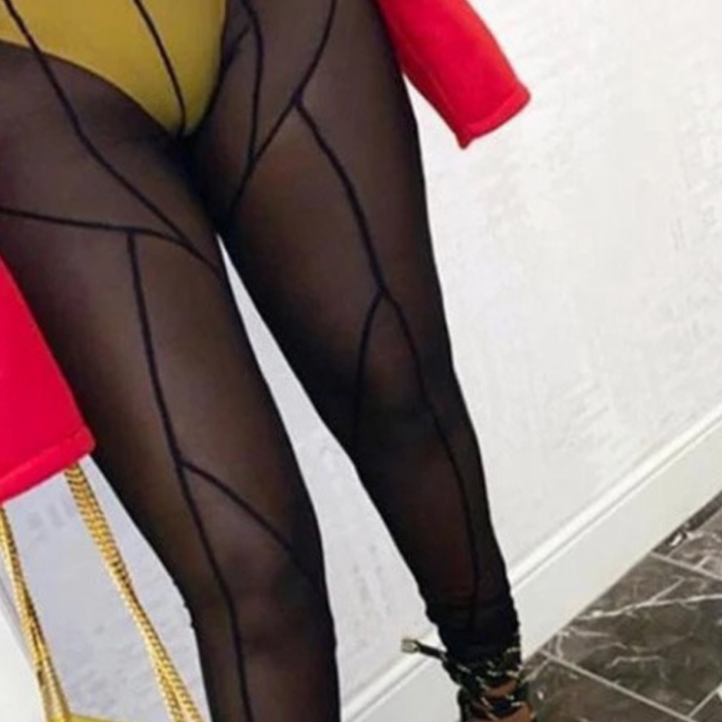 See-through tights